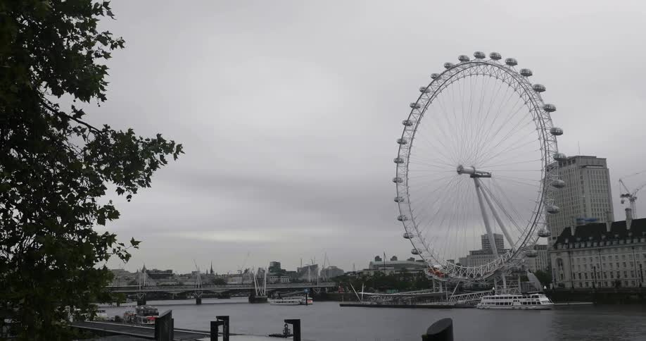 London Eye from the waterfront