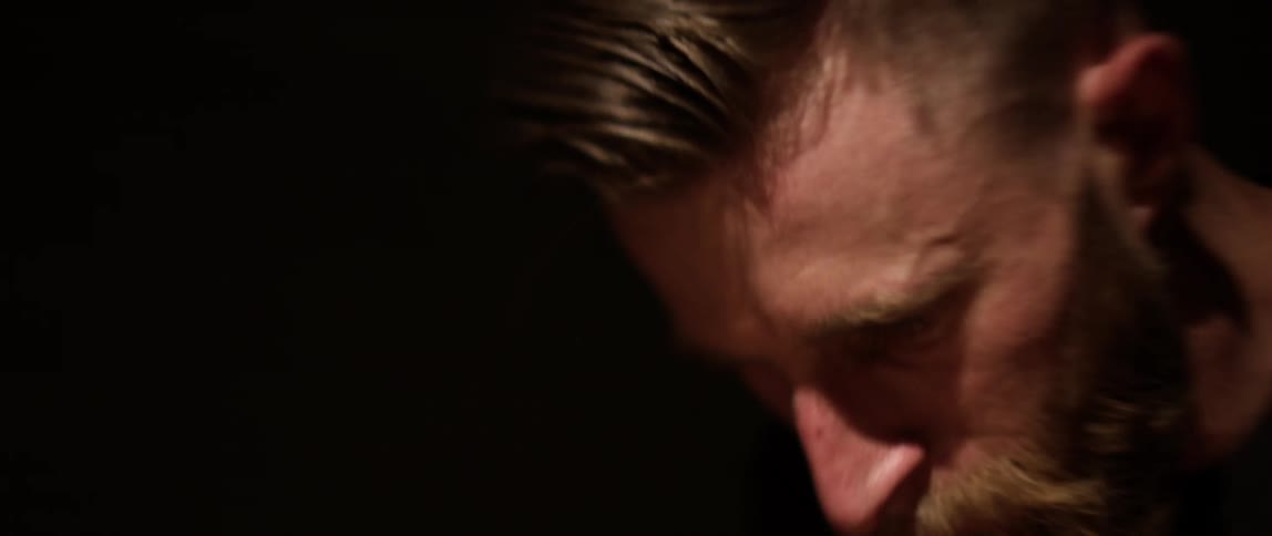 Close up of a white man