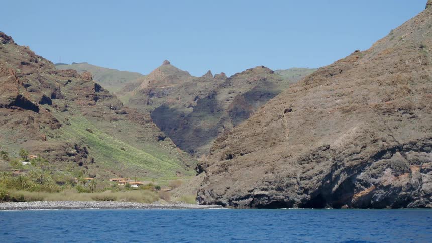 The water is rough near the shore