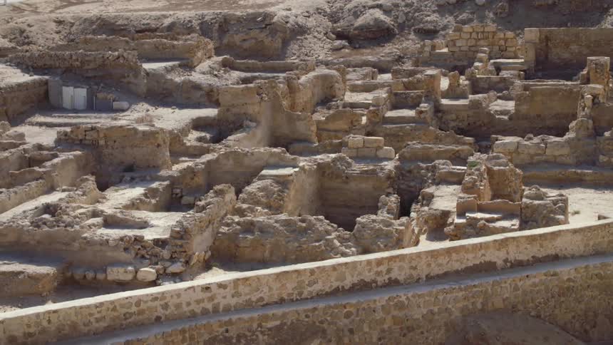 ruins in the middle east during midday