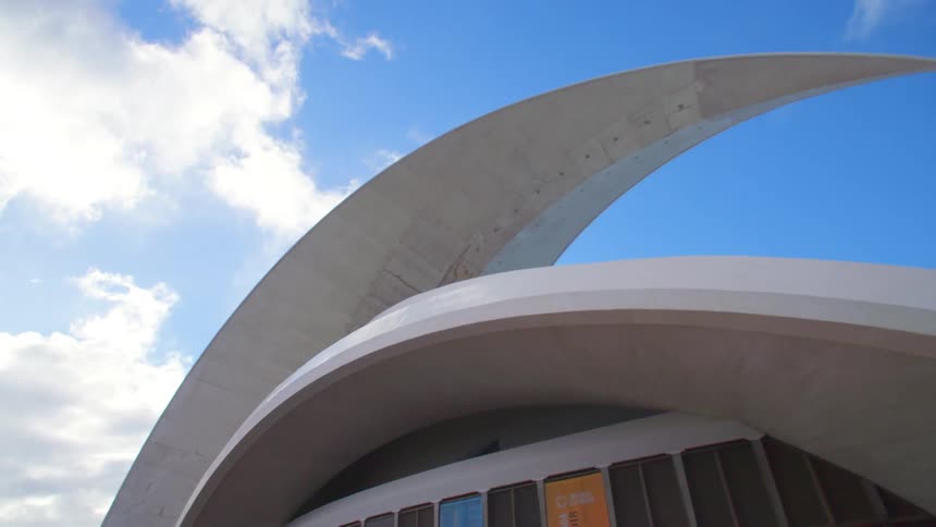 A building is displayed outdoors