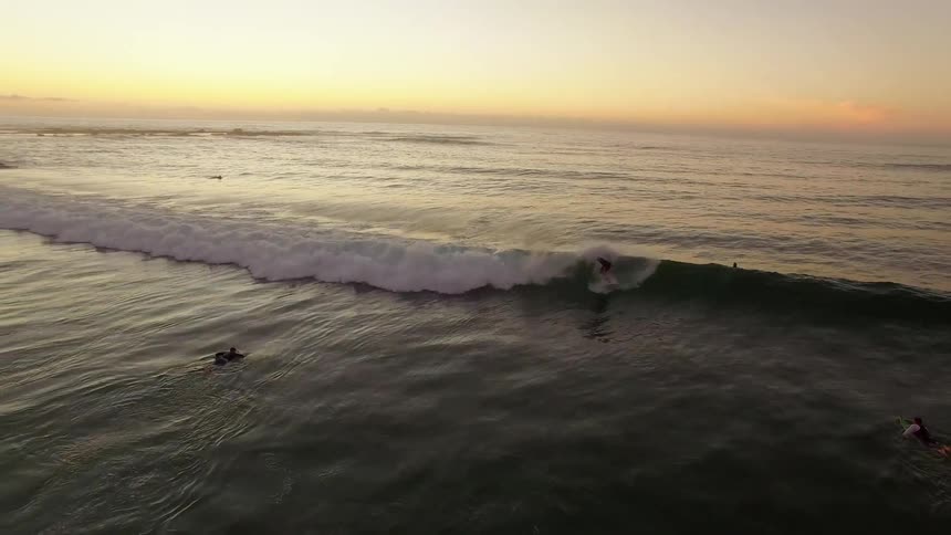 Sunrise Surfing