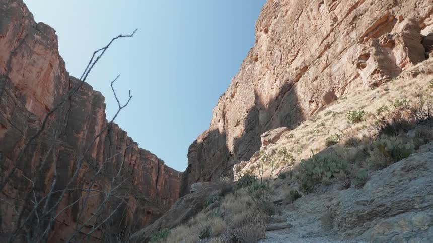 A view of a mountain is displayed