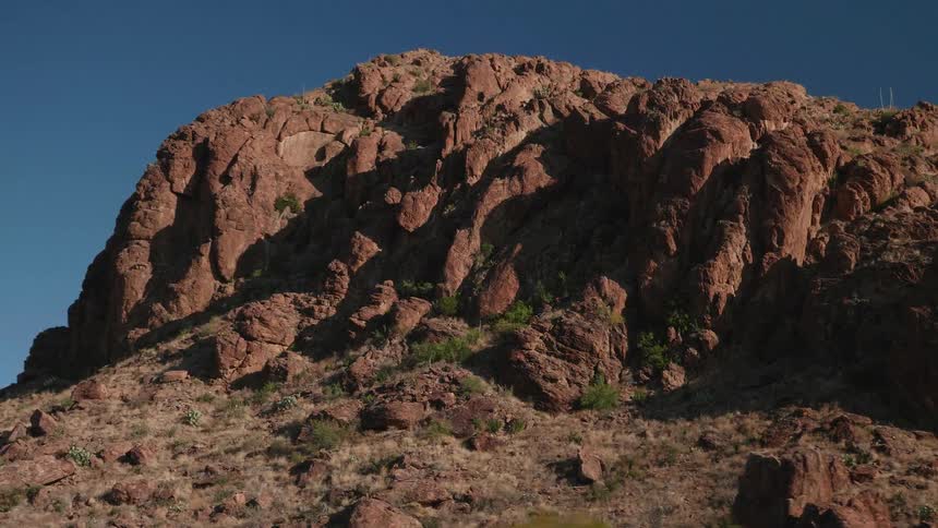 Close up of a canyon