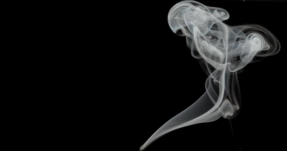 A match is extinguished giving off smoke