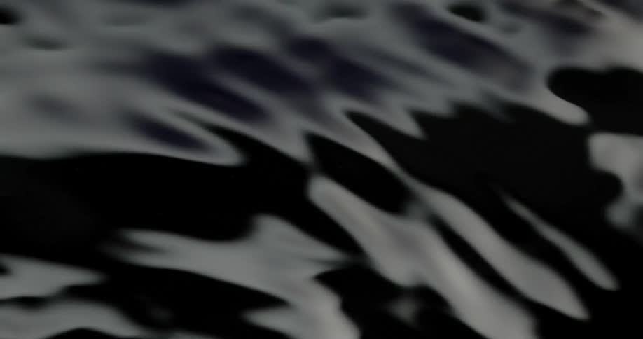 A closeup view of water is displayed