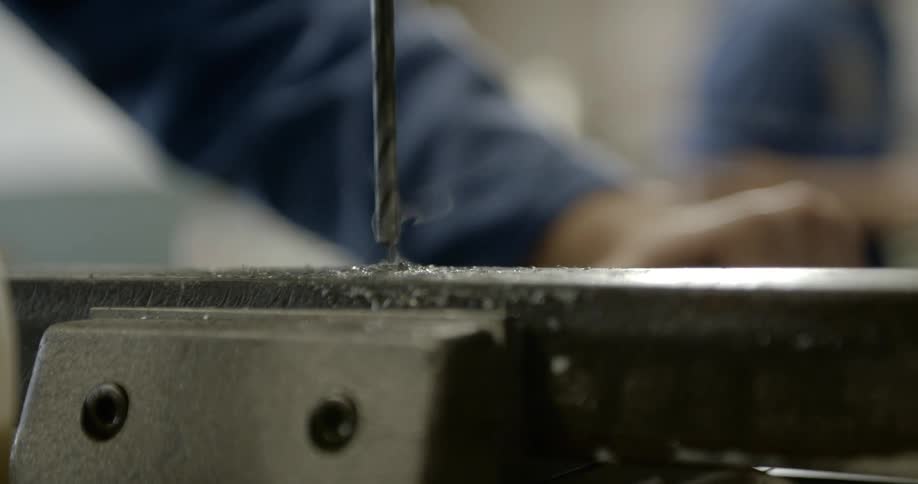 A man using a drill
