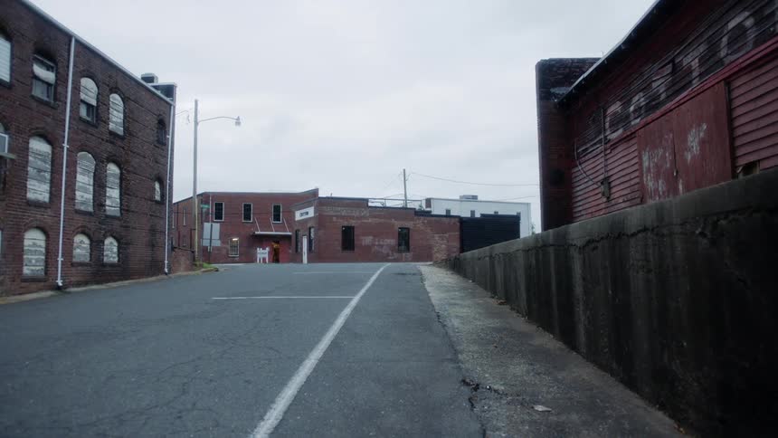 Buildings on a street in a neighborhood
