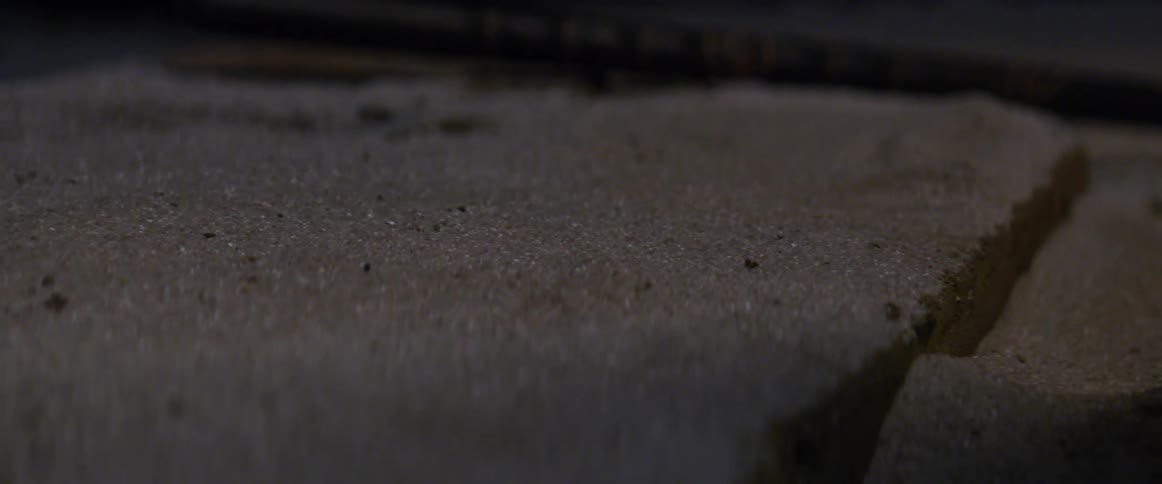 Close up view of sand