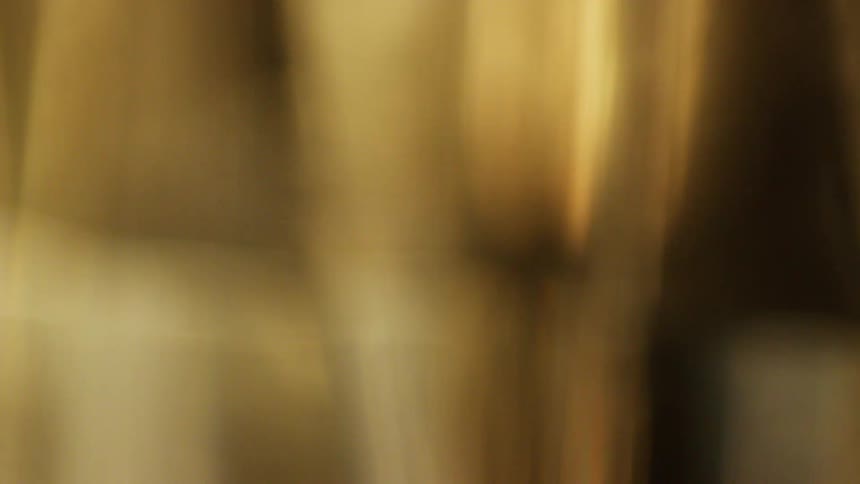 The light moves around blurry