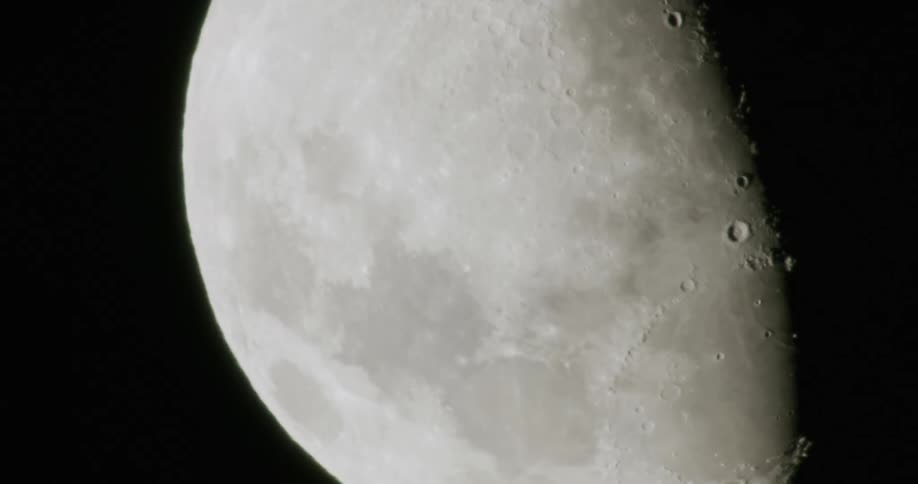 Close up of the moon