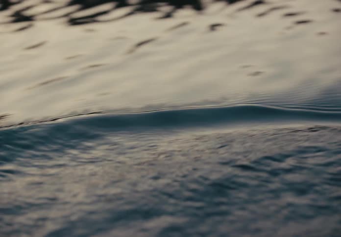 Close up of ripples on water surface