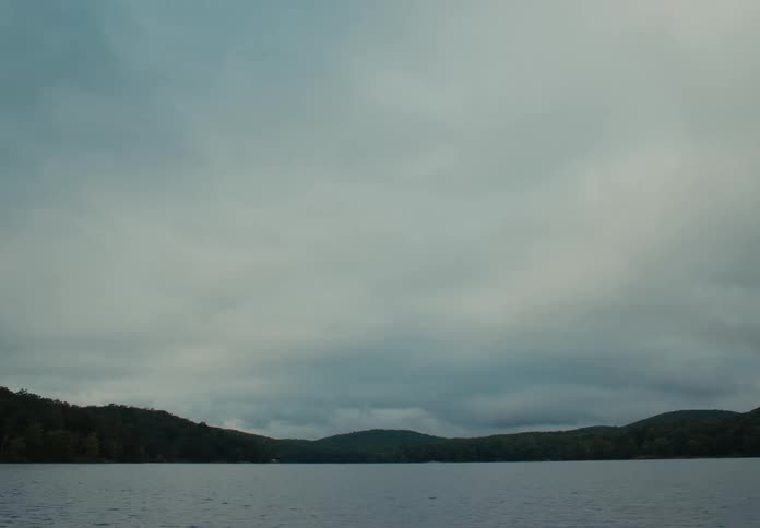 The water is rough before the hills ahead