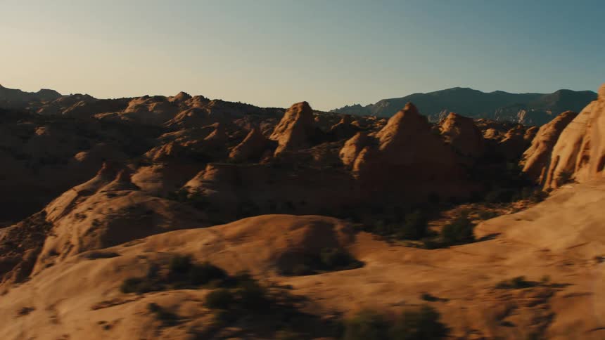 Rugged rocky terrain sprawls as far as you can see