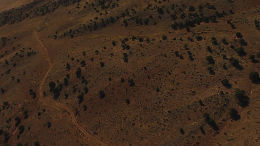 A trial runs through the hills