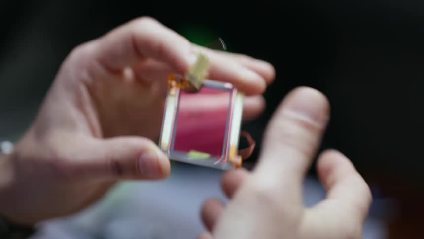Working with a small piece of glass