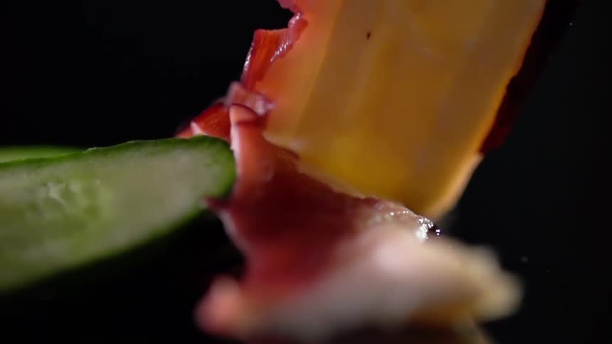Food being prepared for a photo shoot
