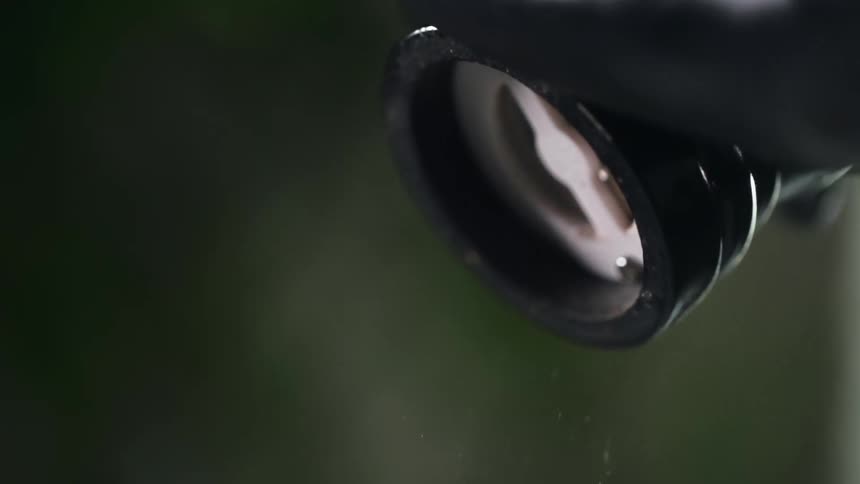 A pepper grinder is being used
