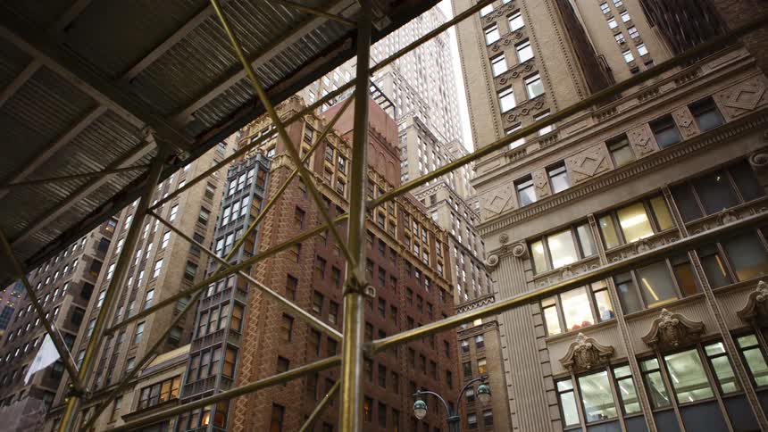Office buildings in a city