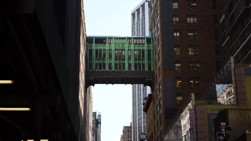 Office buildings in a downtown area