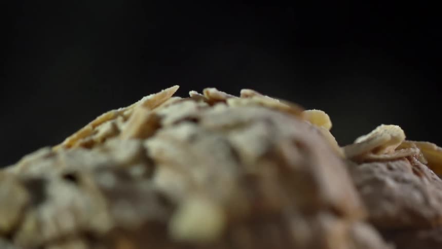 A pastry drops on to the counter