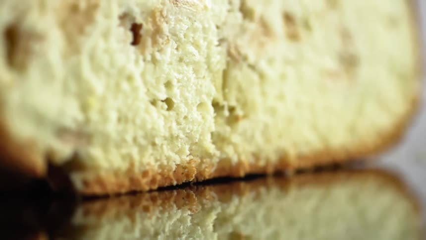 Close up of a baked delicious cake