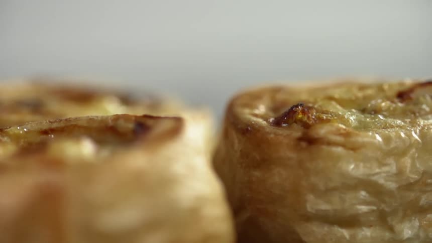 Close up of pastries