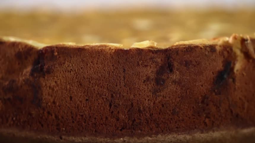 Close up of a baked delicious cake
