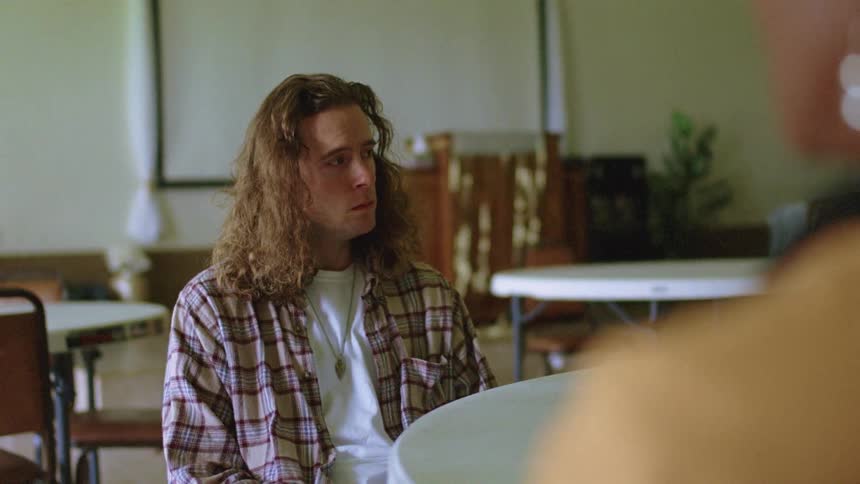 A cut board is used in a scene