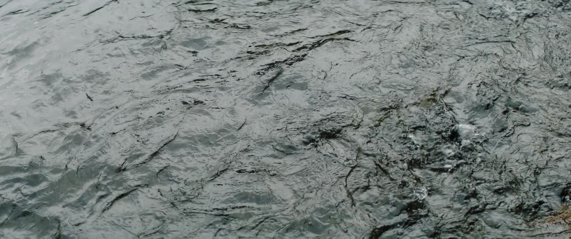 Water flows in a body of water