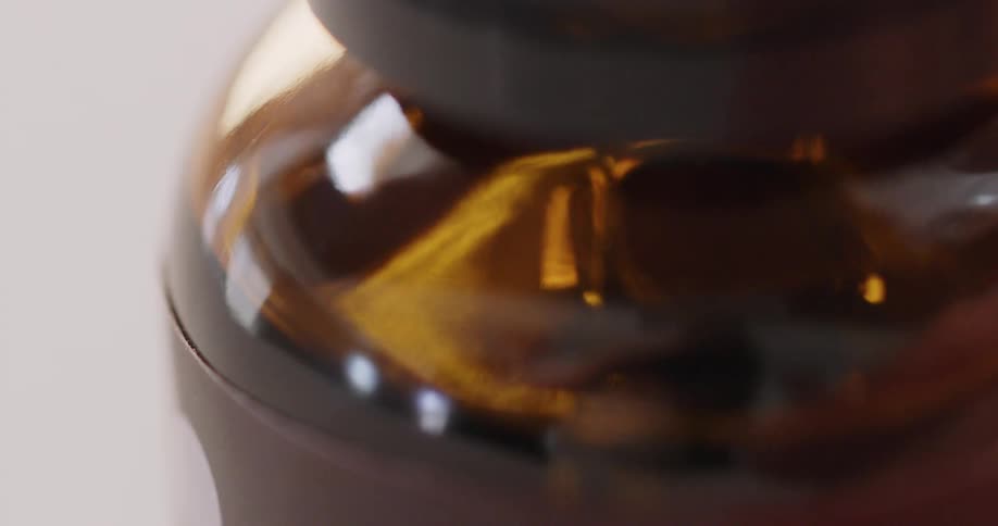 An close up of a glass surface