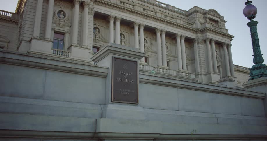 The US Library of Congress building in Washington DC