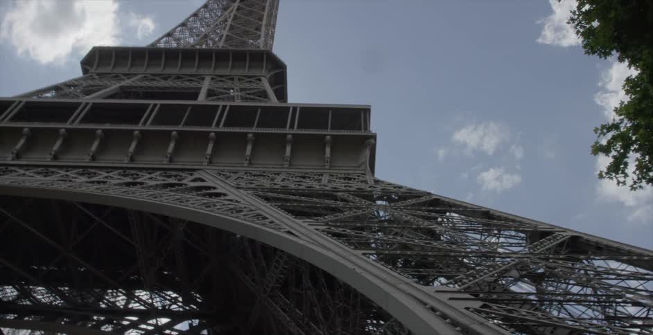 Close up of a large tower on a sunny day