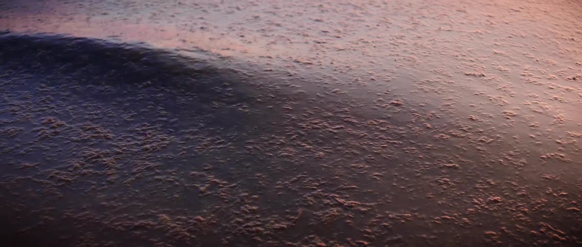 Waves rolling in to the shore