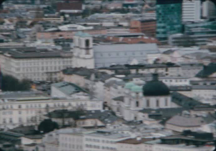 Overlooking the city of Salzburg Austria
