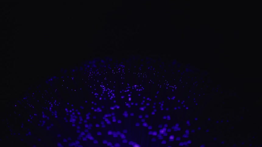 Lights are surrounded by darkness