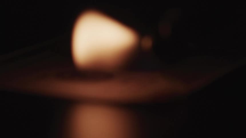 A closeup of a flame is displayed