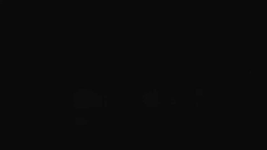 Police lights flashing at night