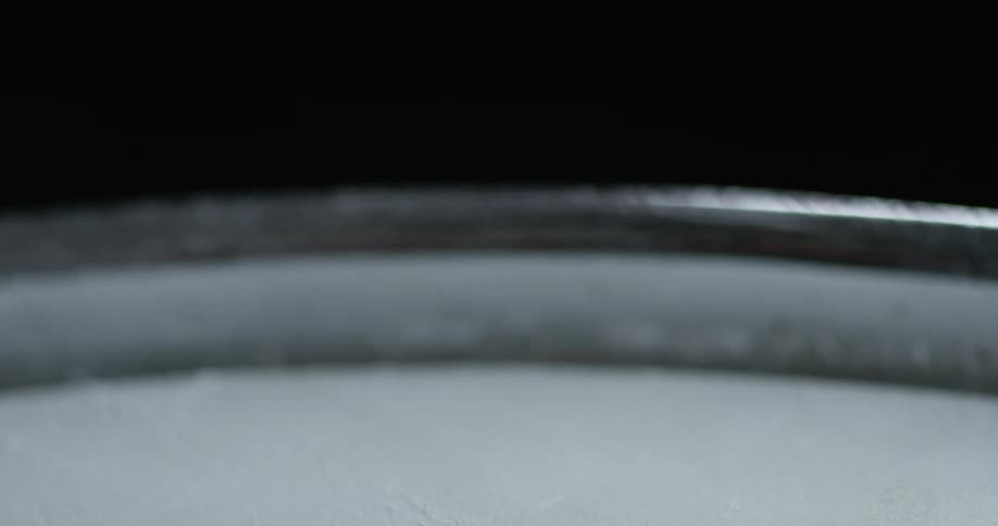 The rim of a drum
