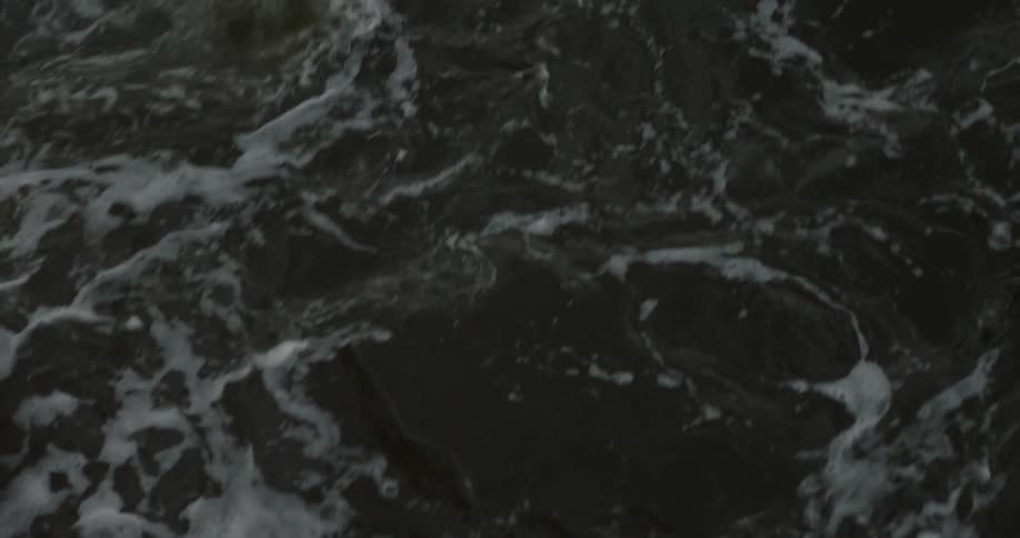 Waves cresting and crashing