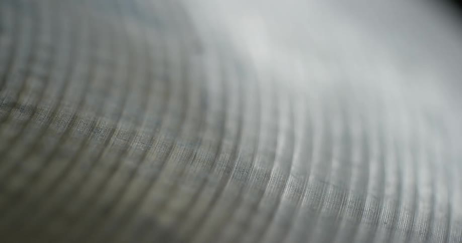 The ridges on a surface are reflecting light