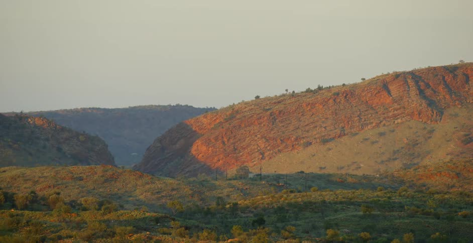 Landscape view of hills