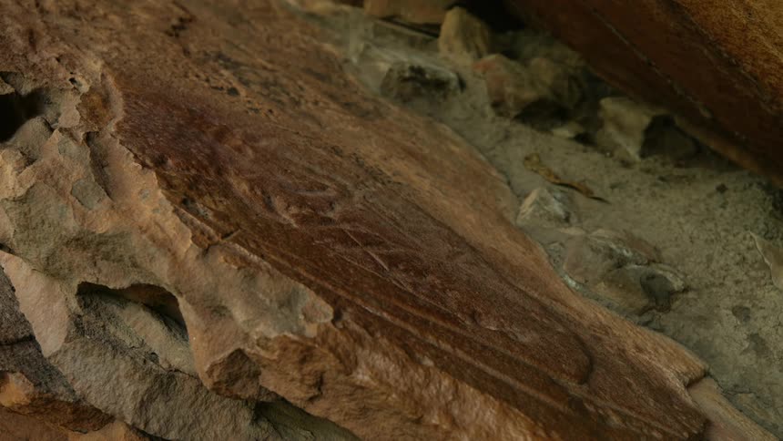 Close up of rock and slate