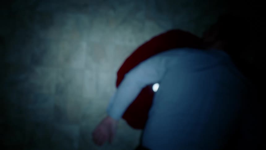 A body laying in a puddle of blood