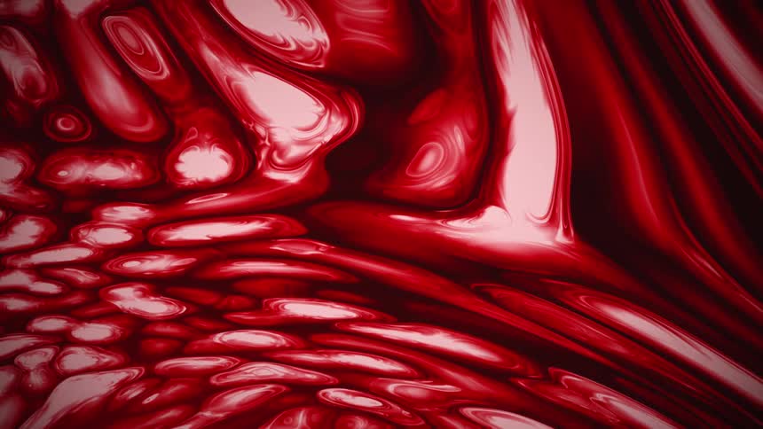 Abstract footage of liquid paint moving