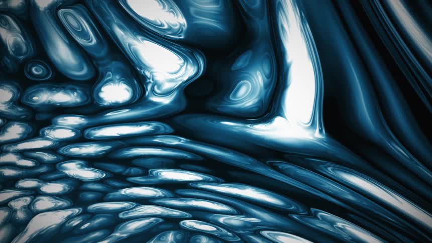 The blue black and white colors move around