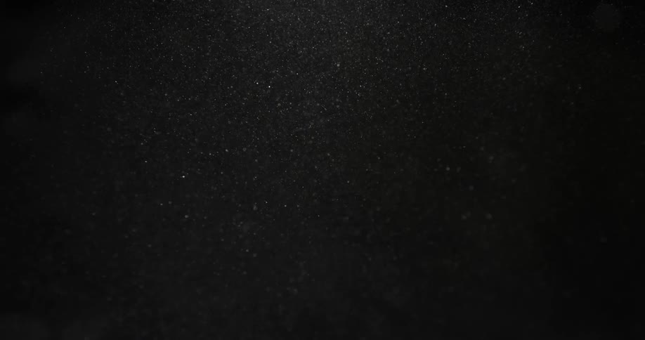 Dust particles float in the air