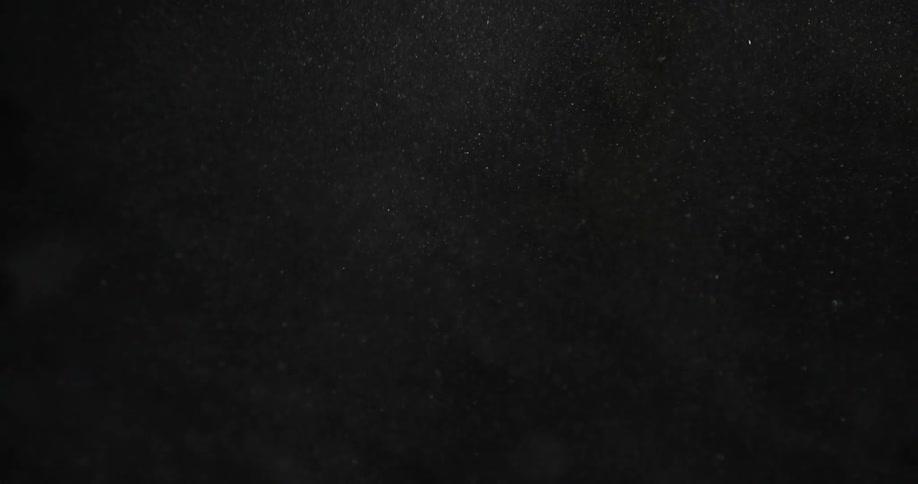 Some dust can be seen floating in a dark area