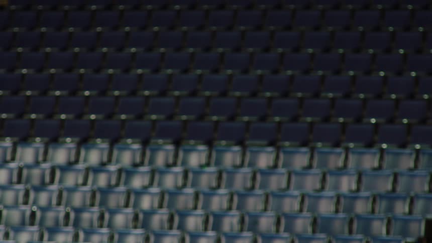 Seats in a stadium