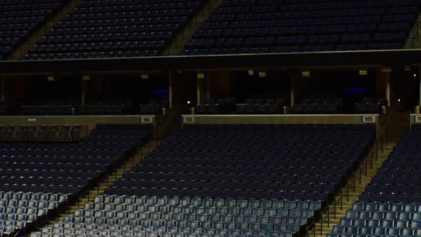Seating in a stadium